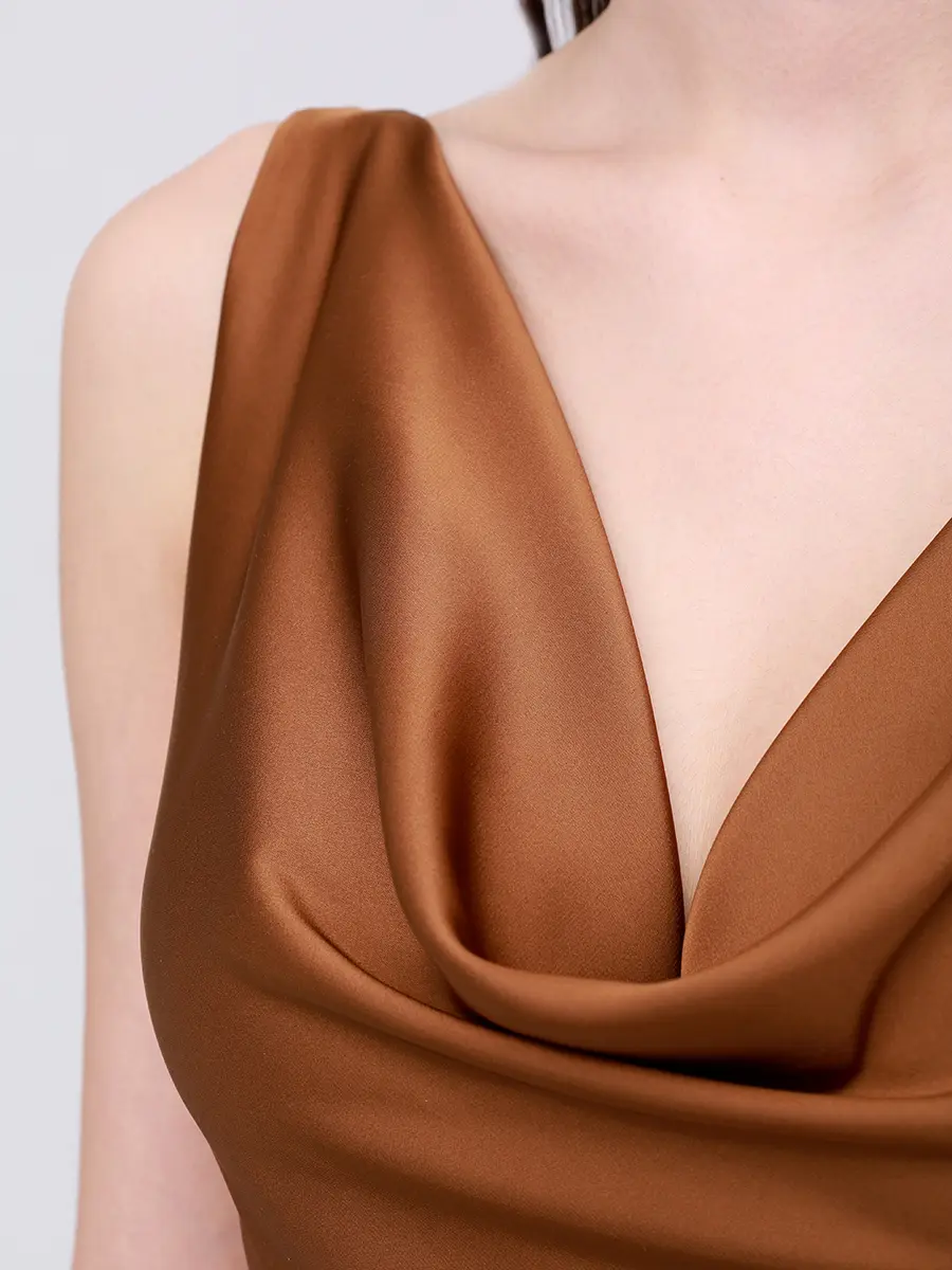 Платье атласное