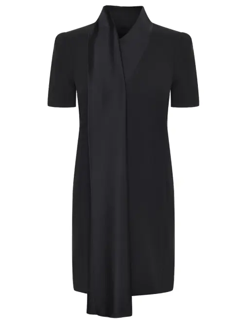 Платье с шелковым шарфом KAPSULA