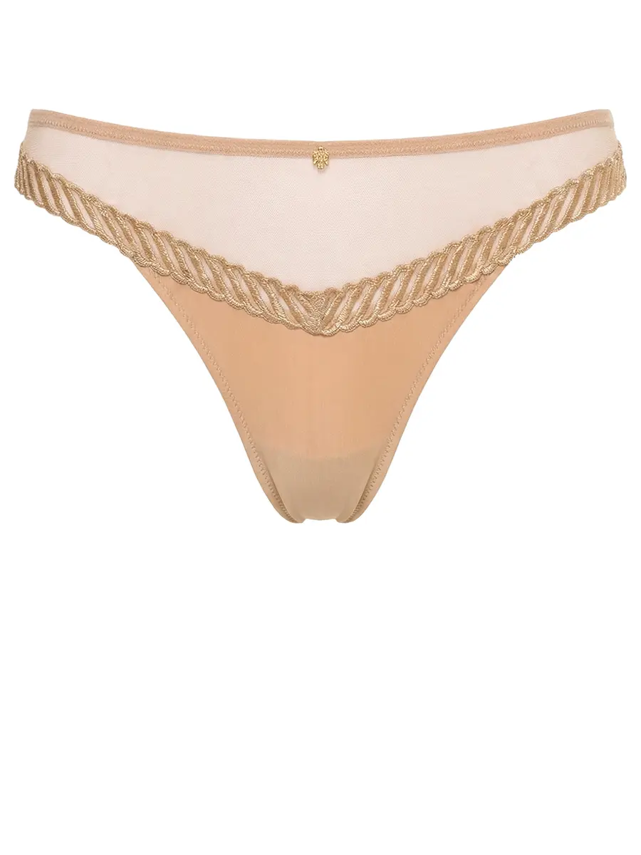 Трусы-стринг с сеткой