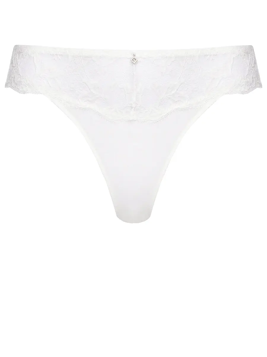 Трусы-стринг с кружевом