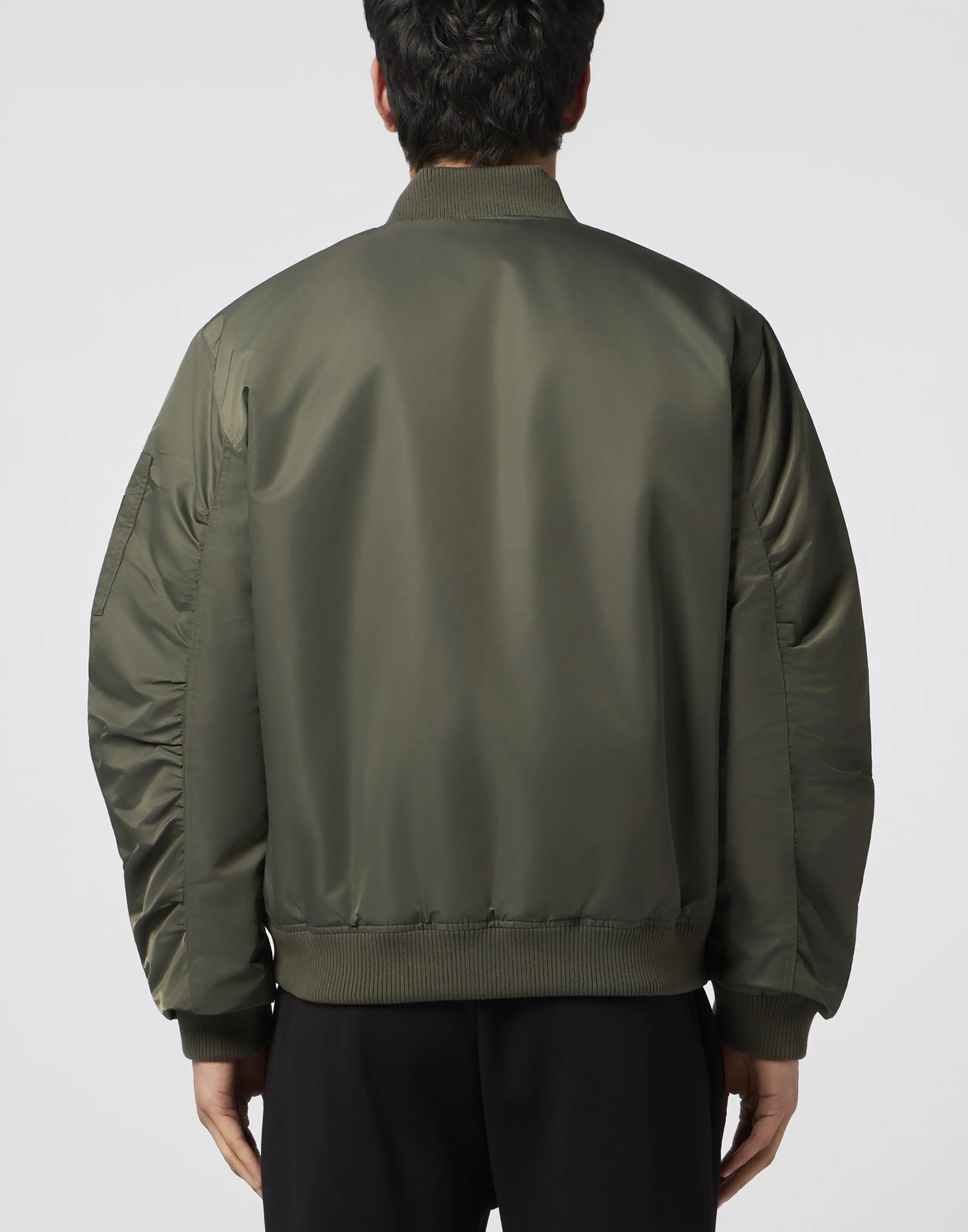 Бомбер однотонный