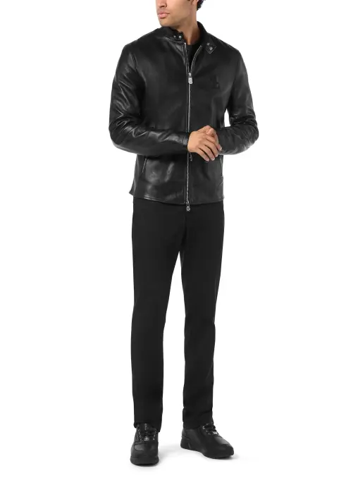 Куртка кожаная BILLIONAIRE