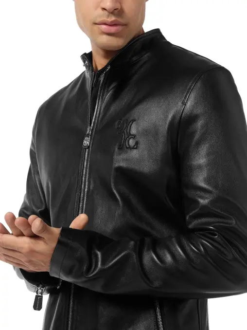 Куртка кожаная BILLIONAIRE