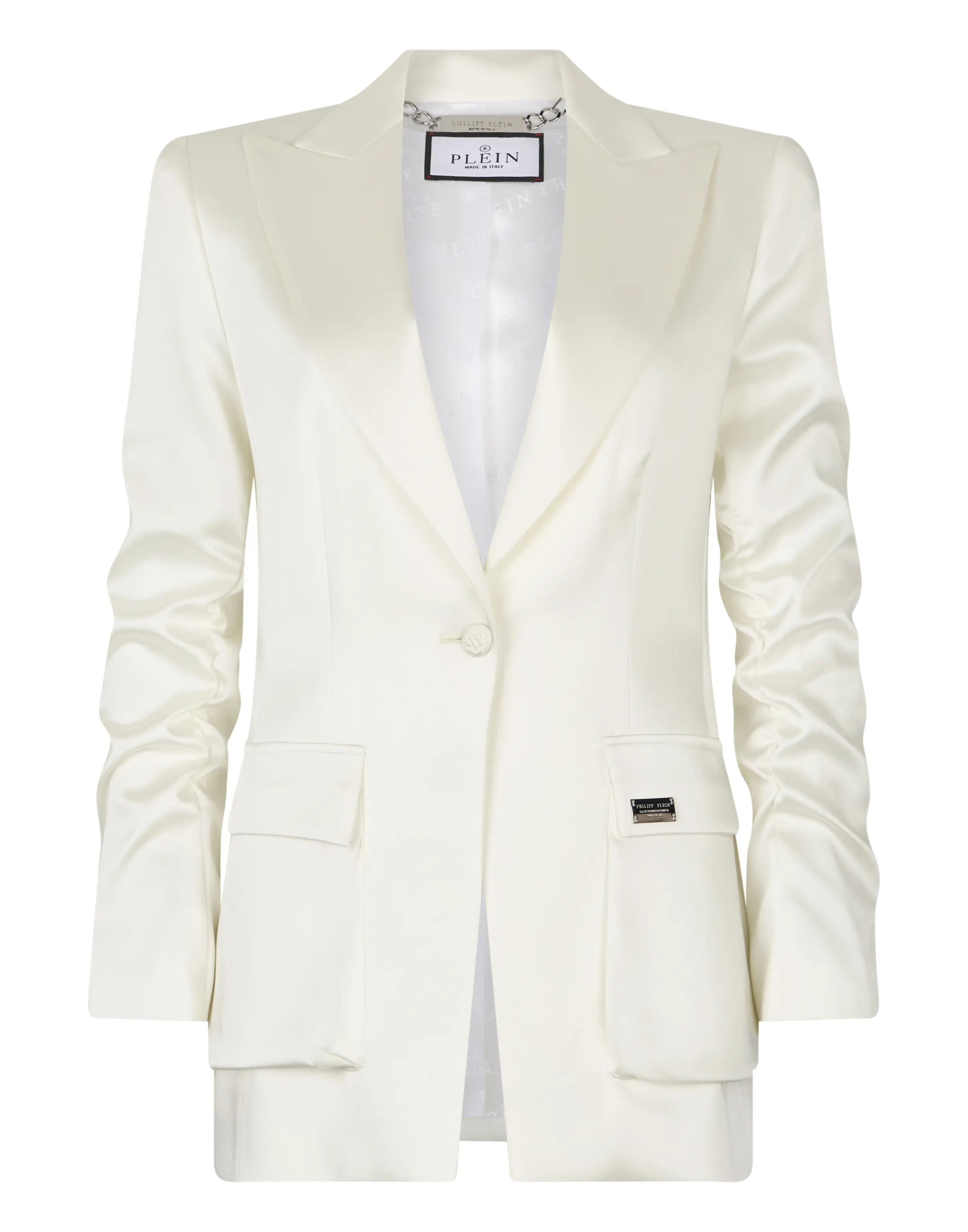 Пиджак атласный