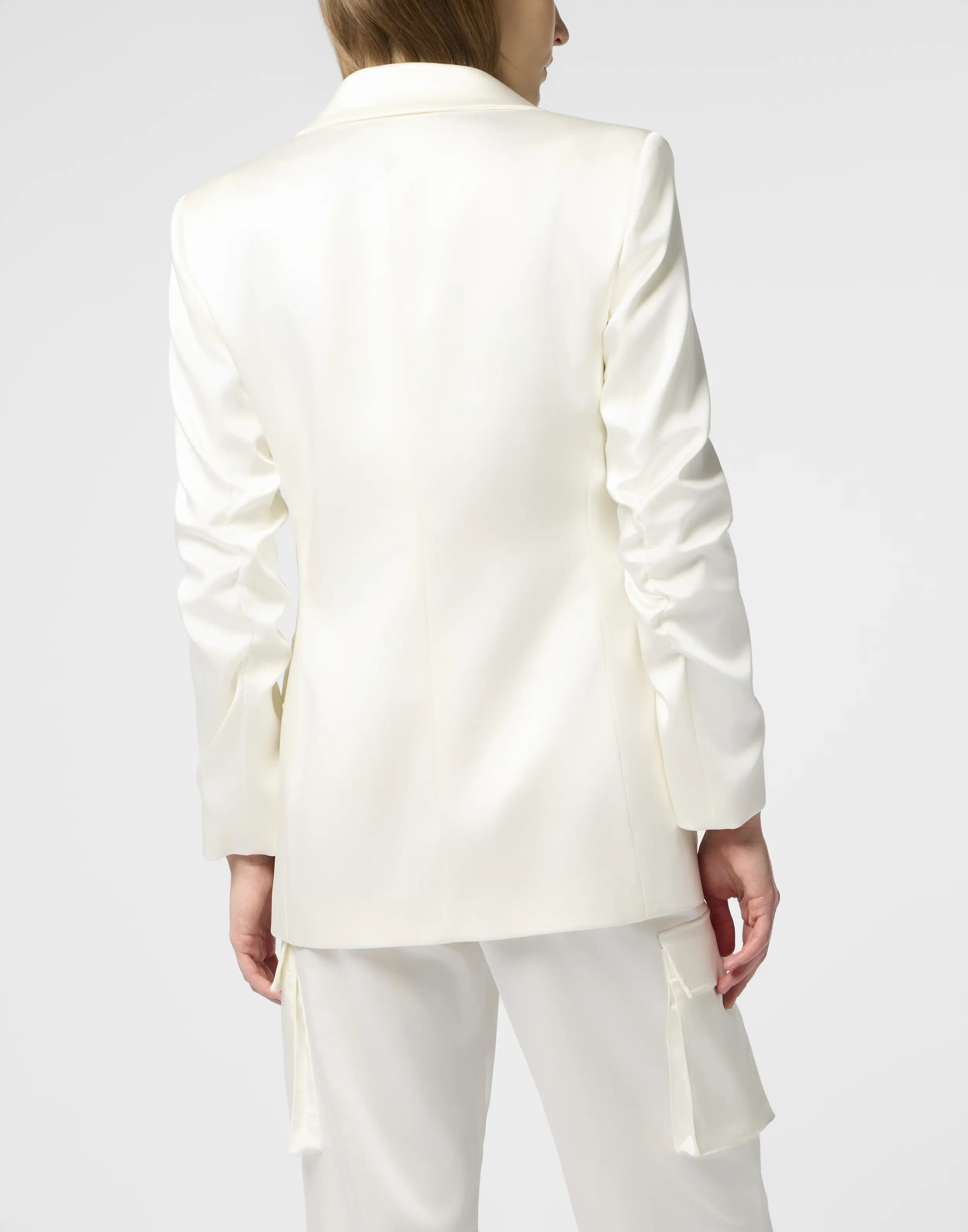 Пиджак атласный