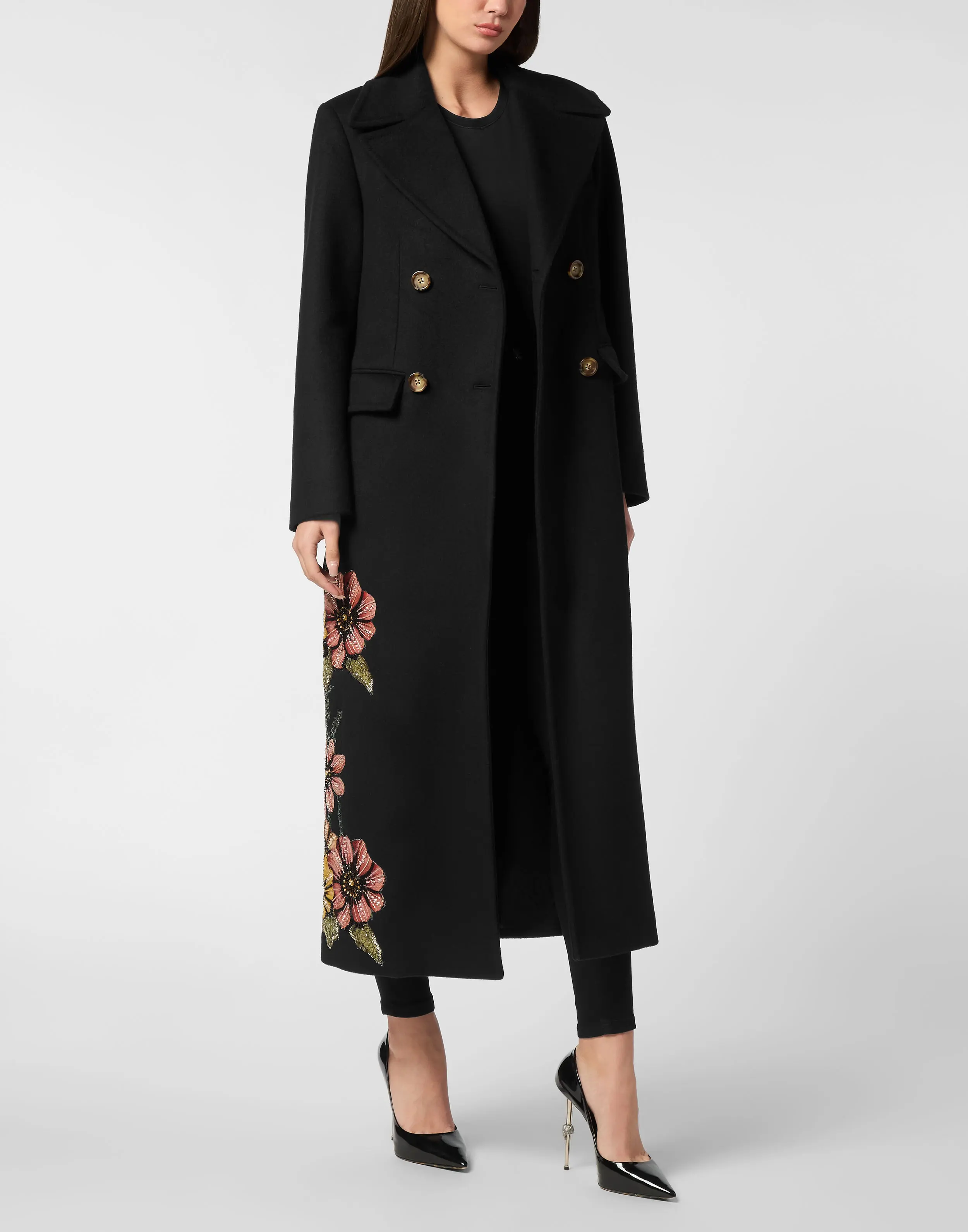 Пальто шерстяное