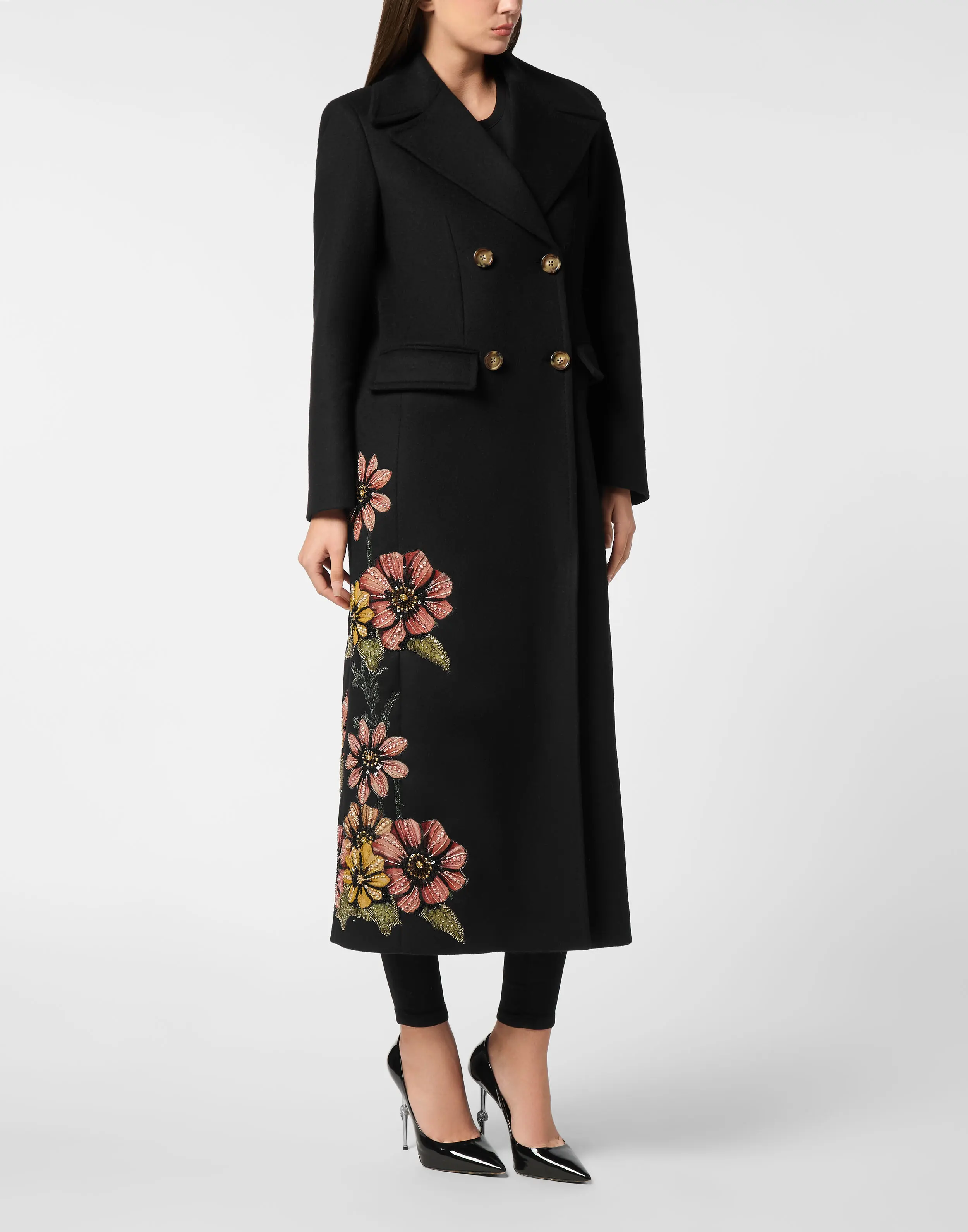 Пальто шерстяное