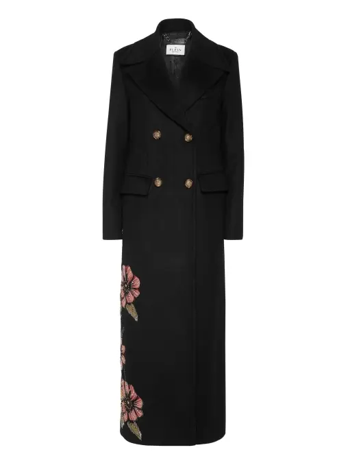 Пальто шерстяное PHILIPP PLEIN