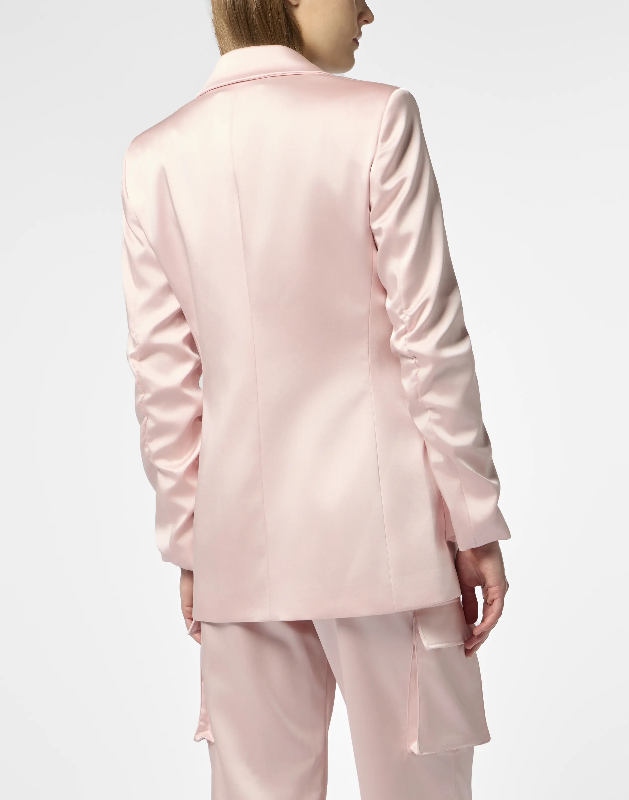 Пиджак атласный