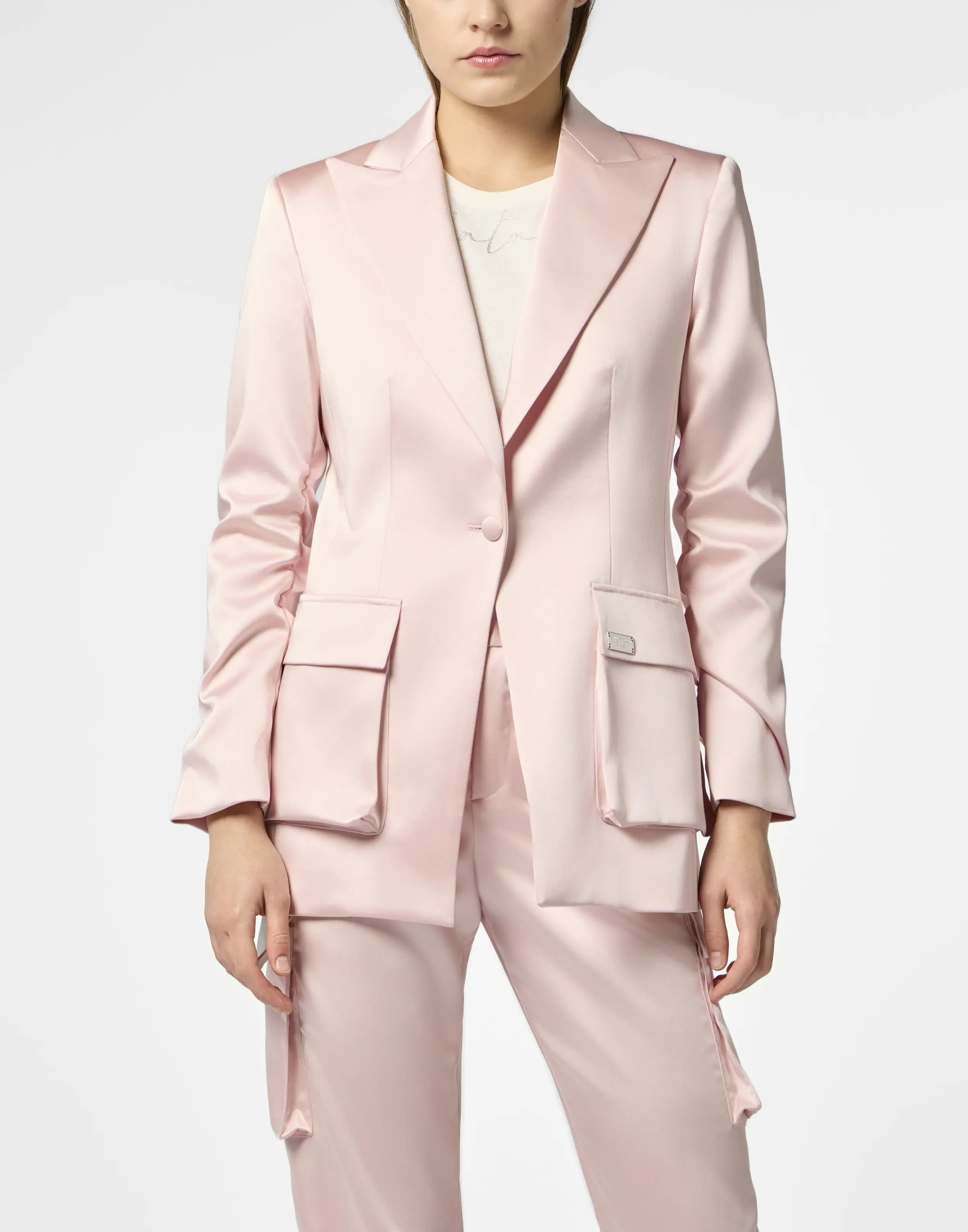 Пиджак атласный