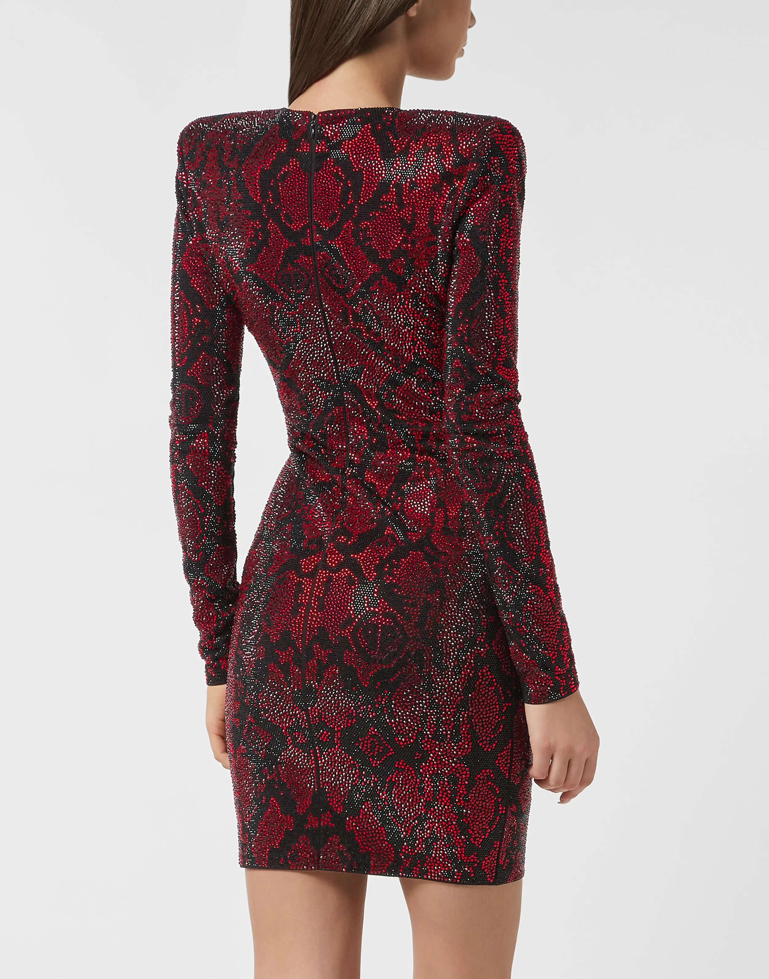 Платье со стразами