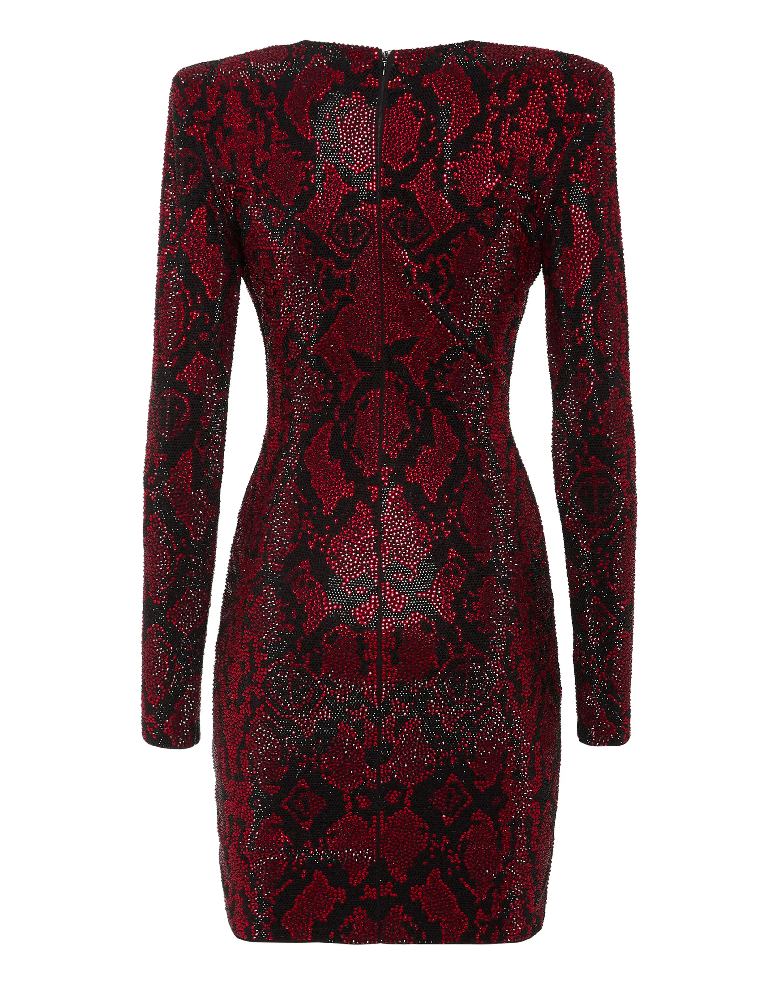 Платье со стразами