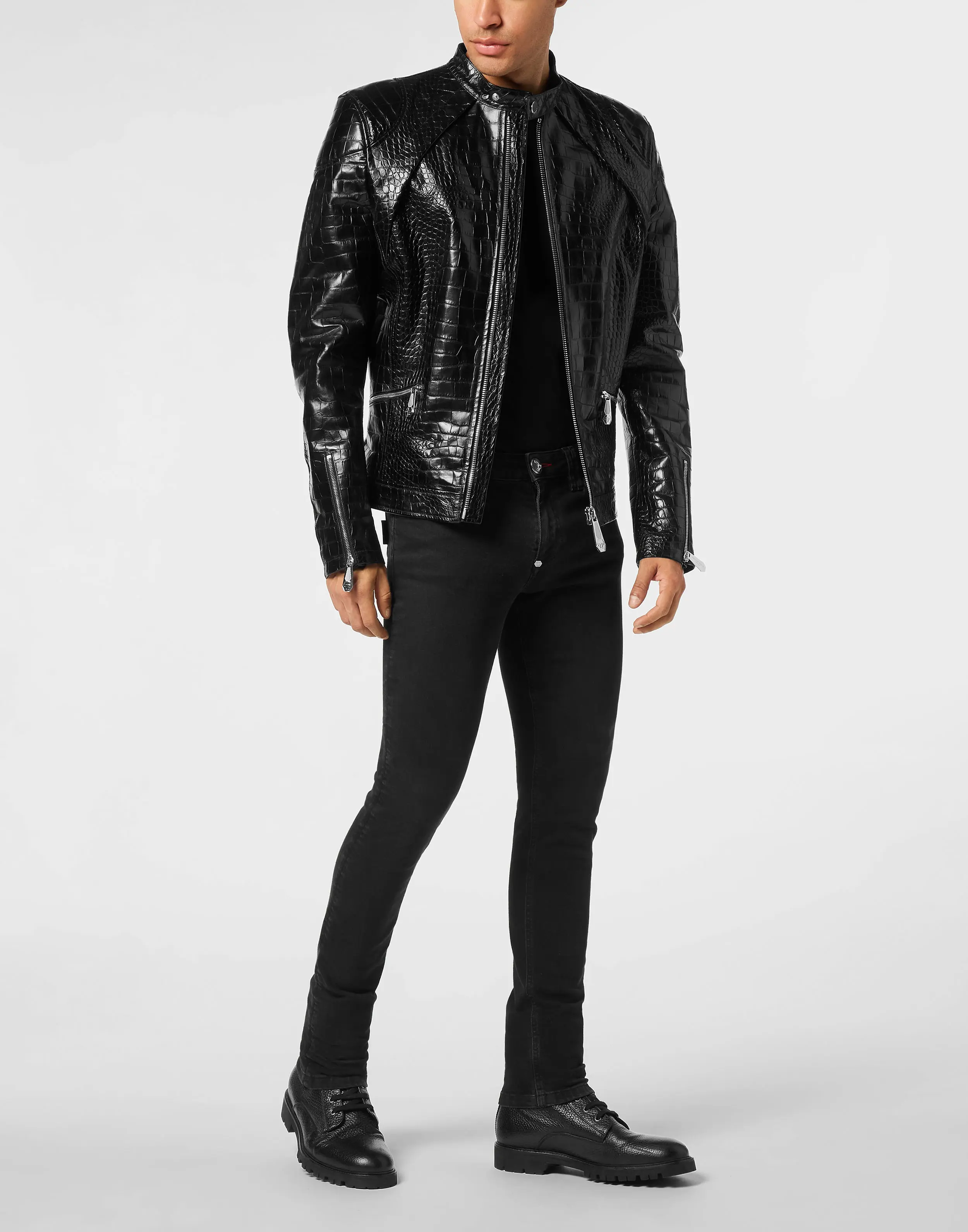 Куртка кожаная