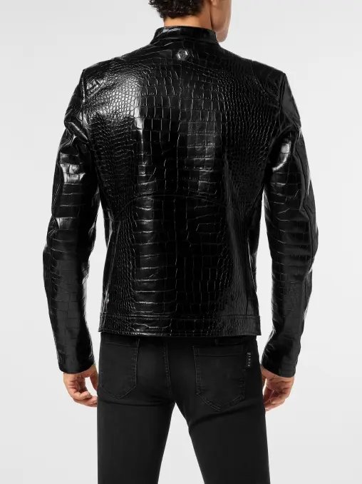 Куртка кожаная PHILIPP PLEIN