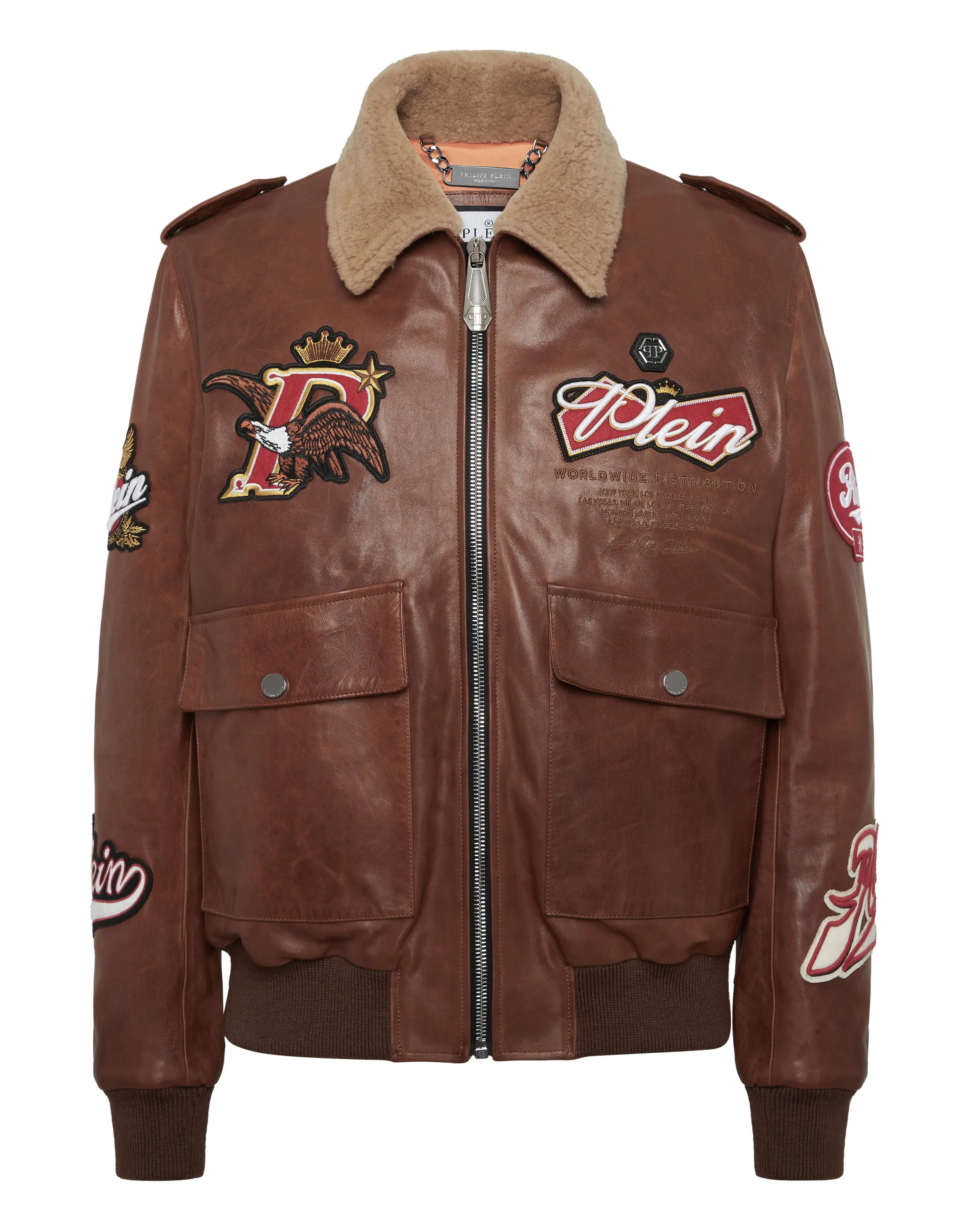 Куртка кожаная