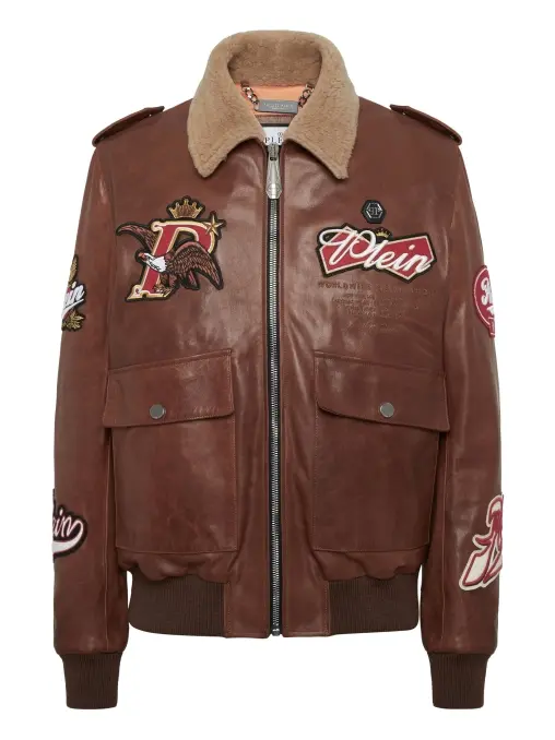 Куртка кожаная PHILIPP PLEIN