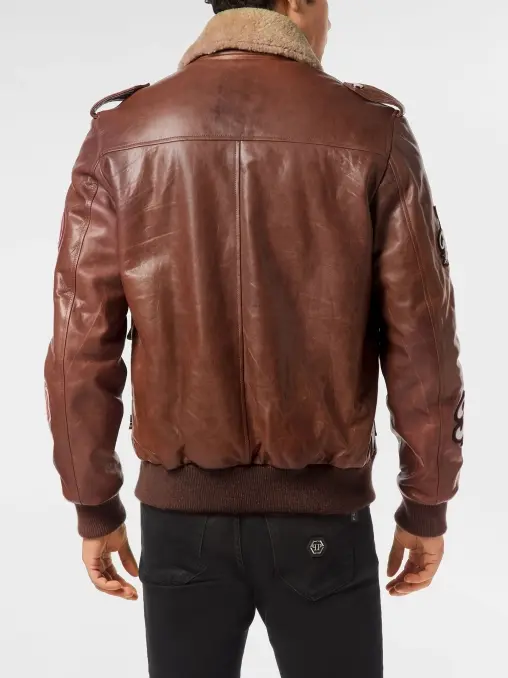 Куртка кожаная PHILIPP PLEIN