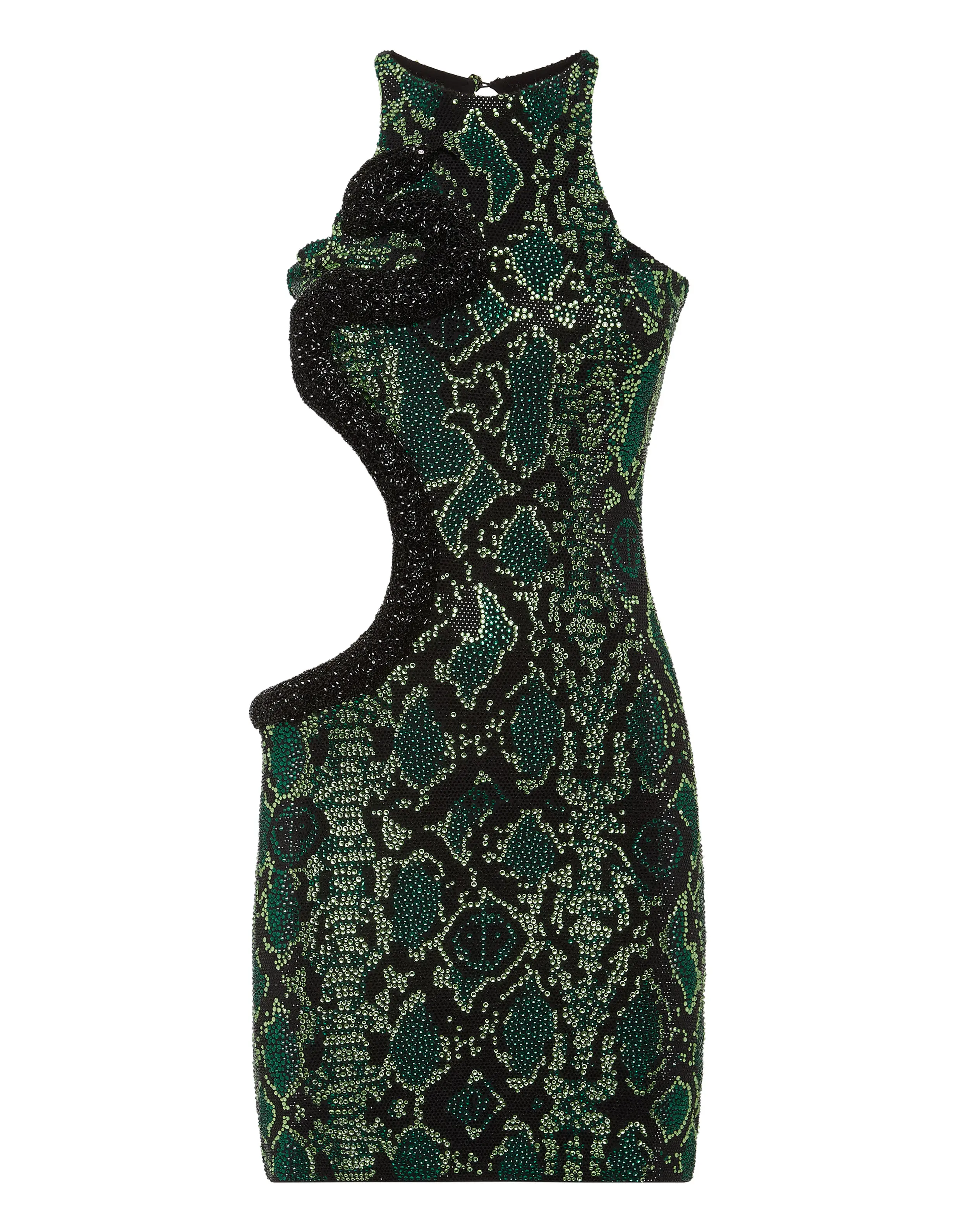 Платье со стразами