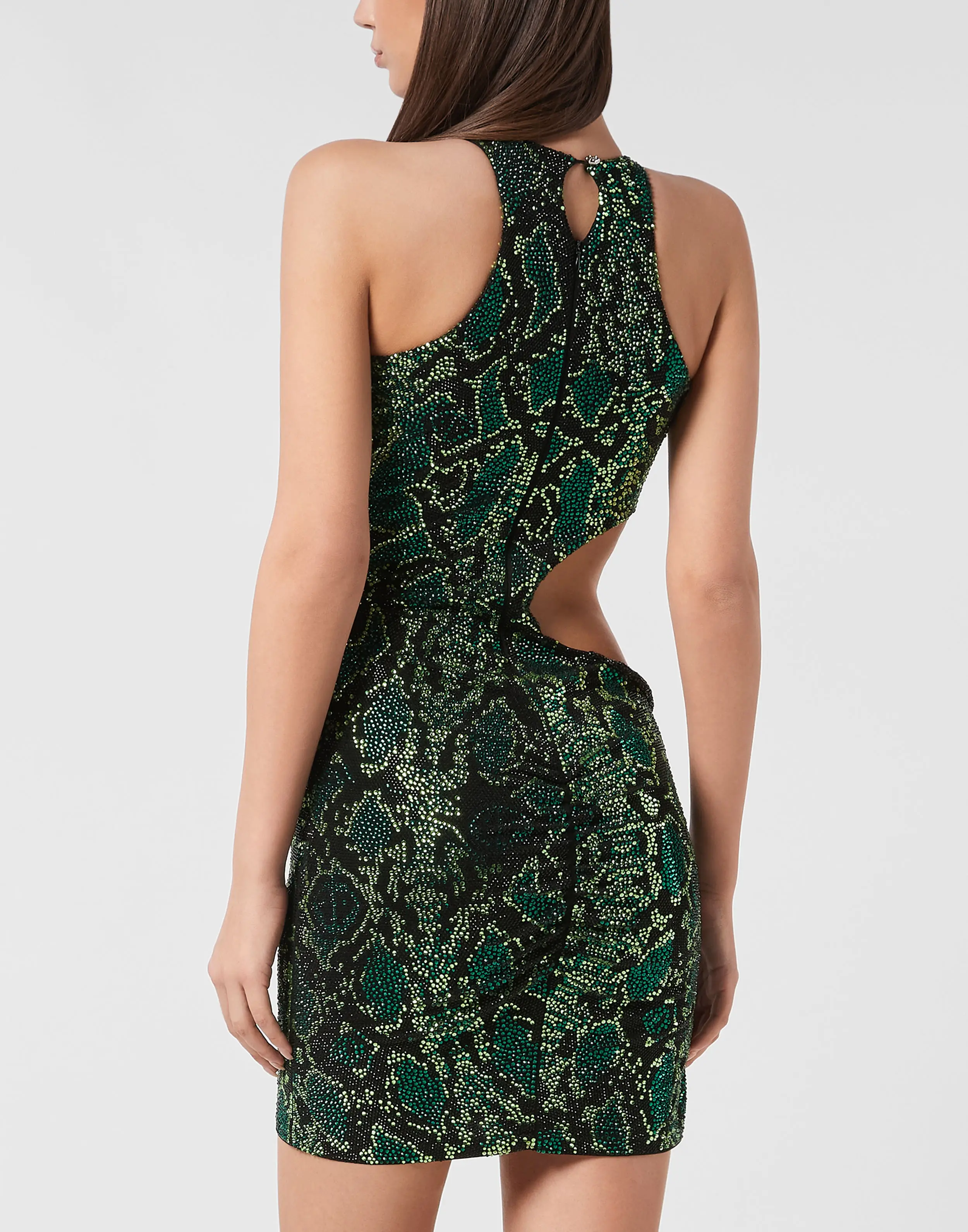 Платье со стразами