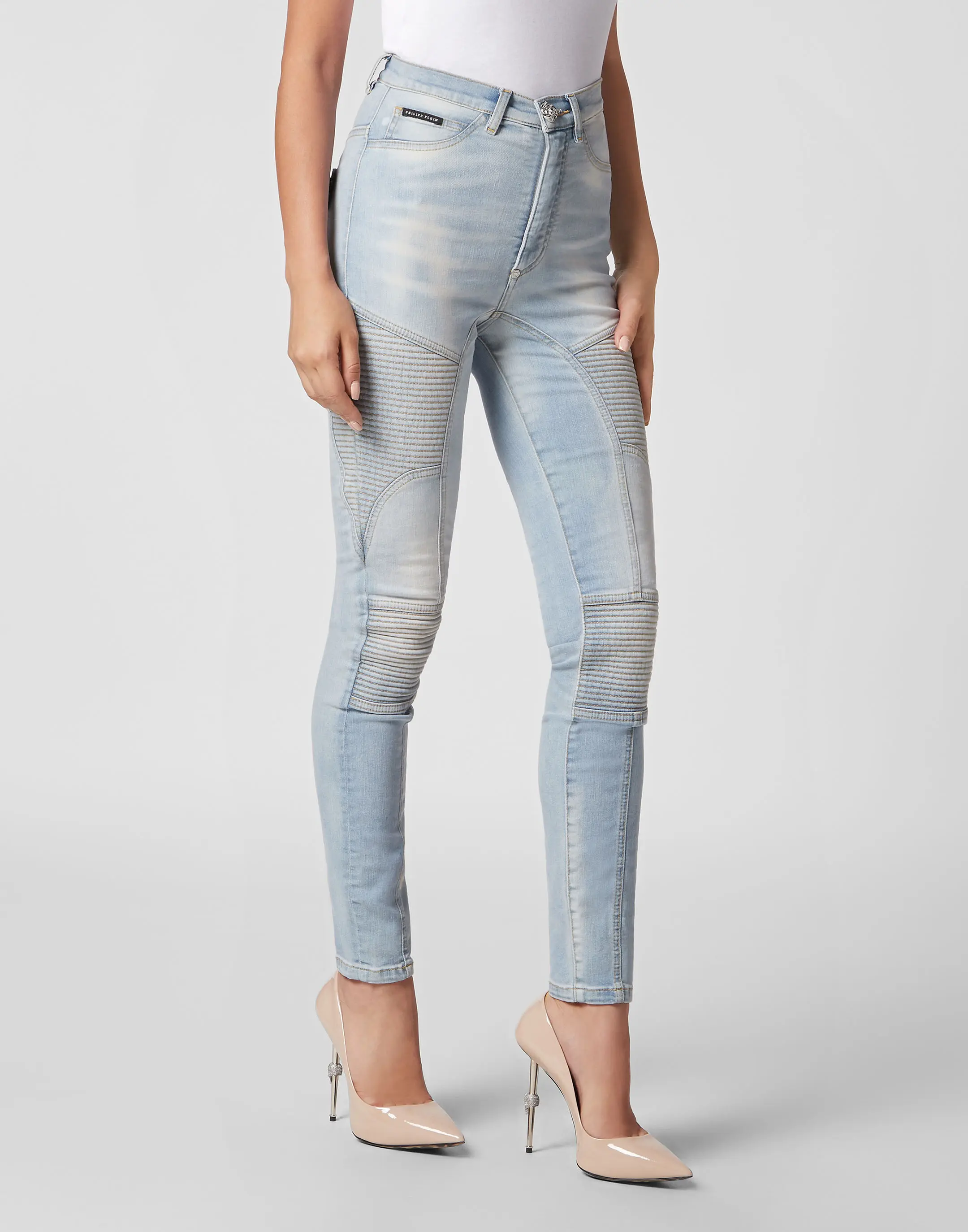 Джинсы-скинни хлопковые