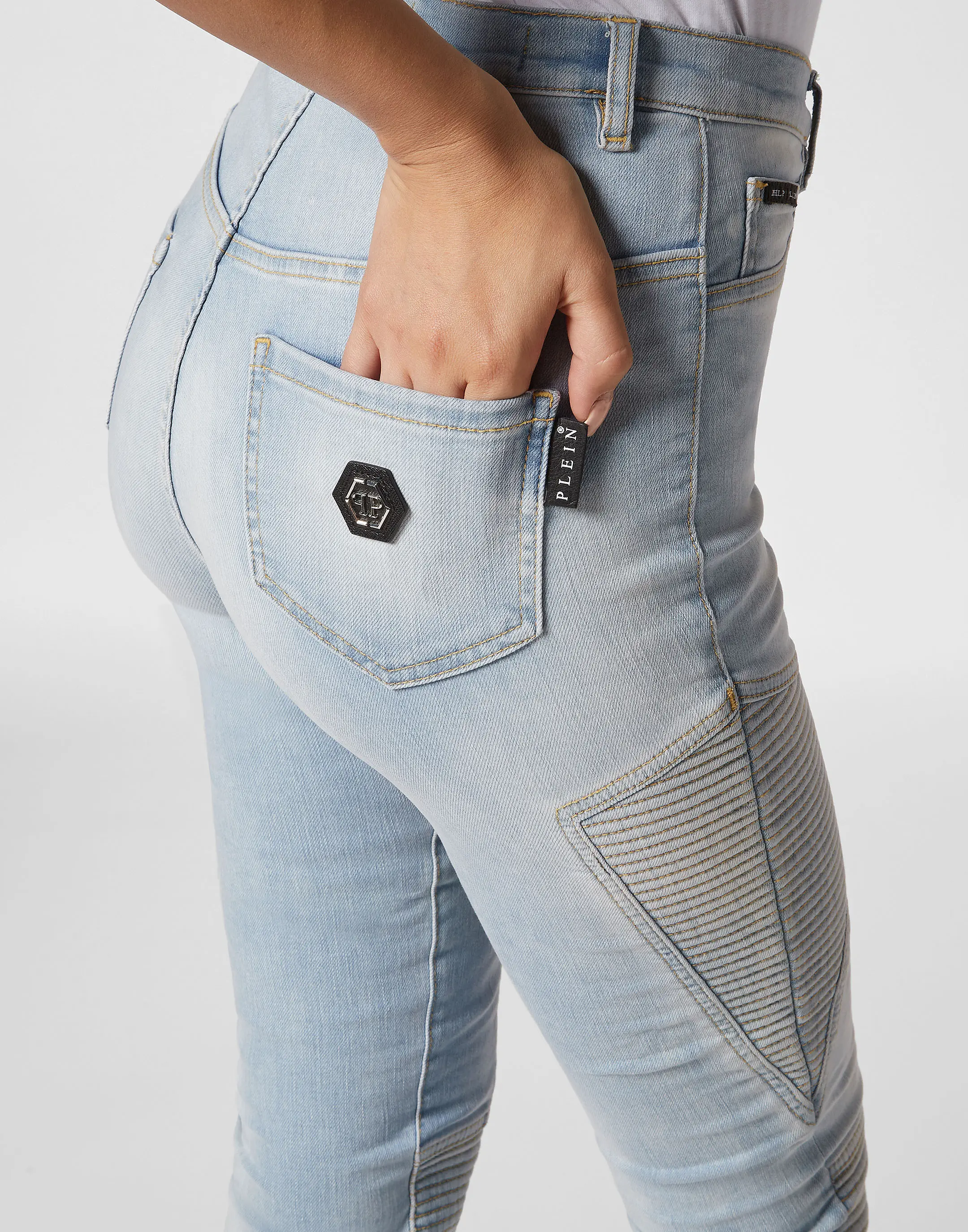 Джинсы-скинни хлопковые