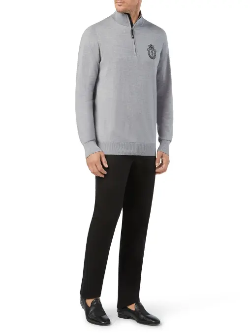 Джемпер из хлопка и кашемира BILLIONAIRE