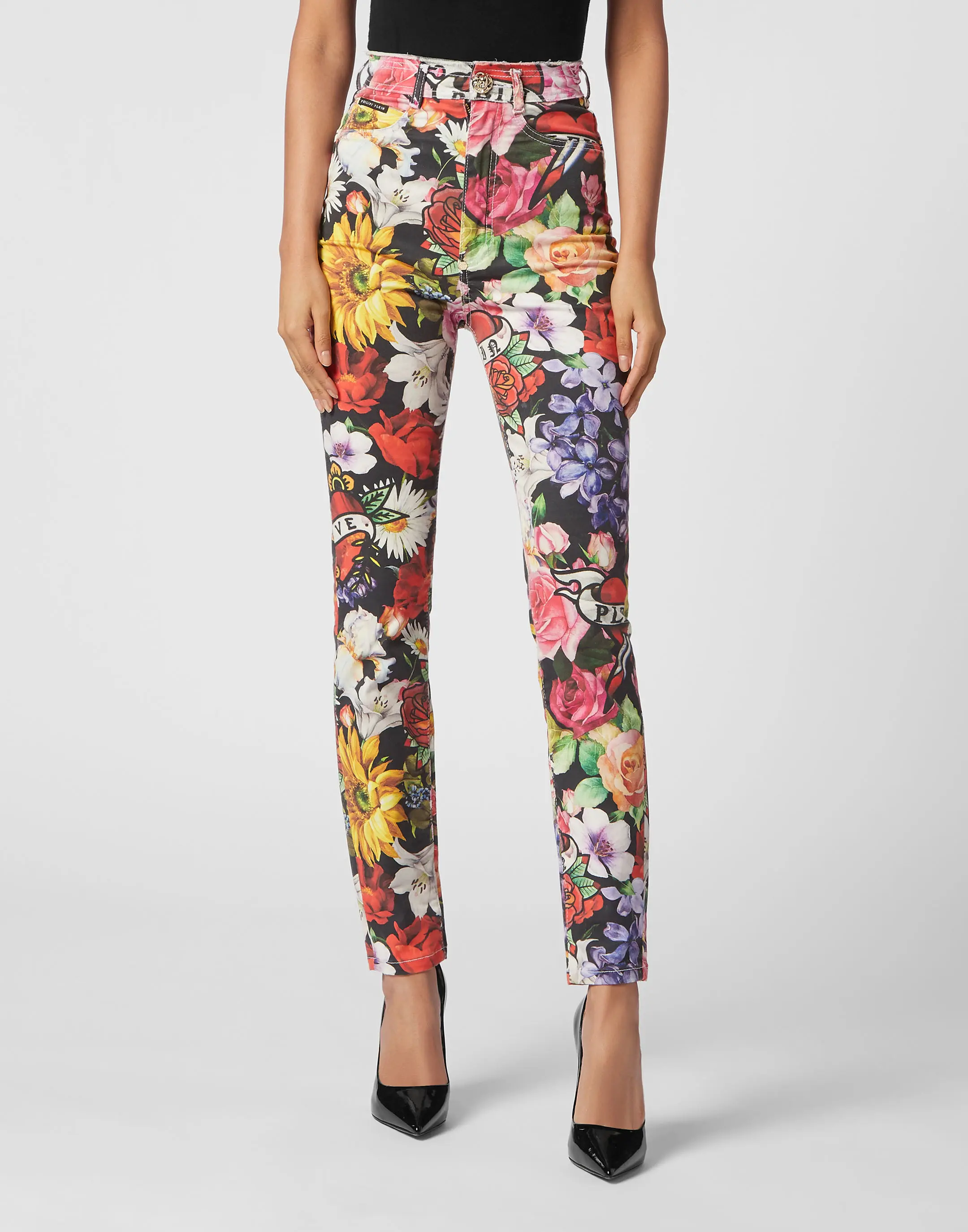 Скинни хлопковые