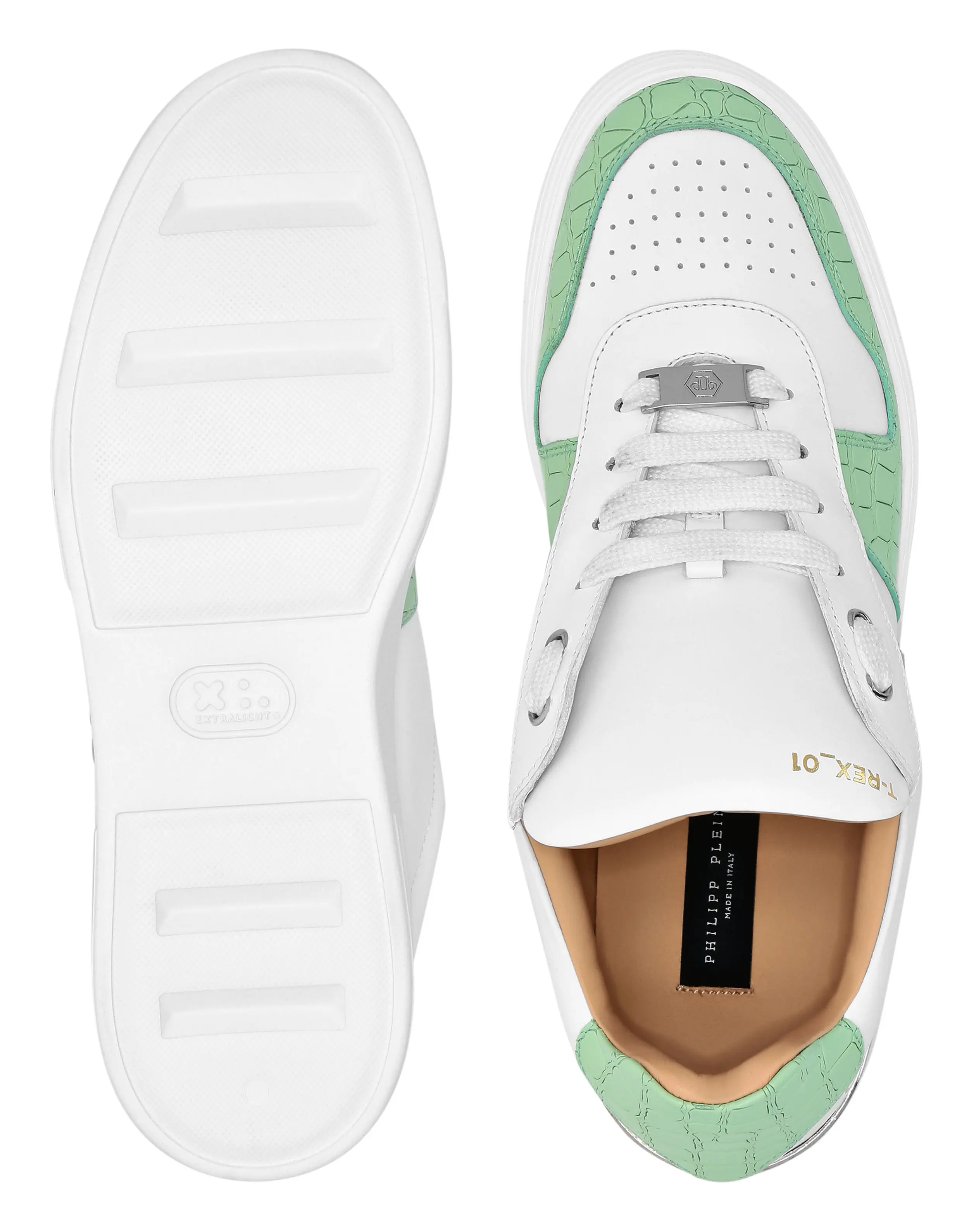 Кроссовки кожаные