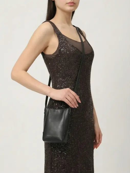 Сумка кожаная BC Duo BRUNELLO CUCINELLI