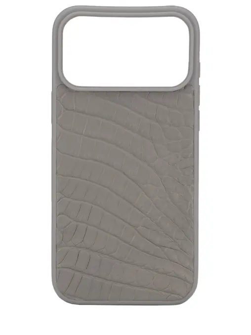 Чехол из кожи крокодила BARDINI