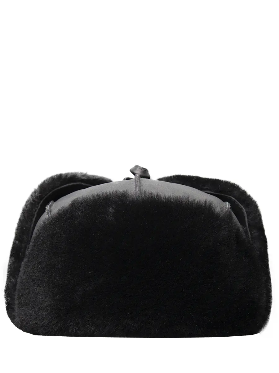 Шапка-ушанка из овчины