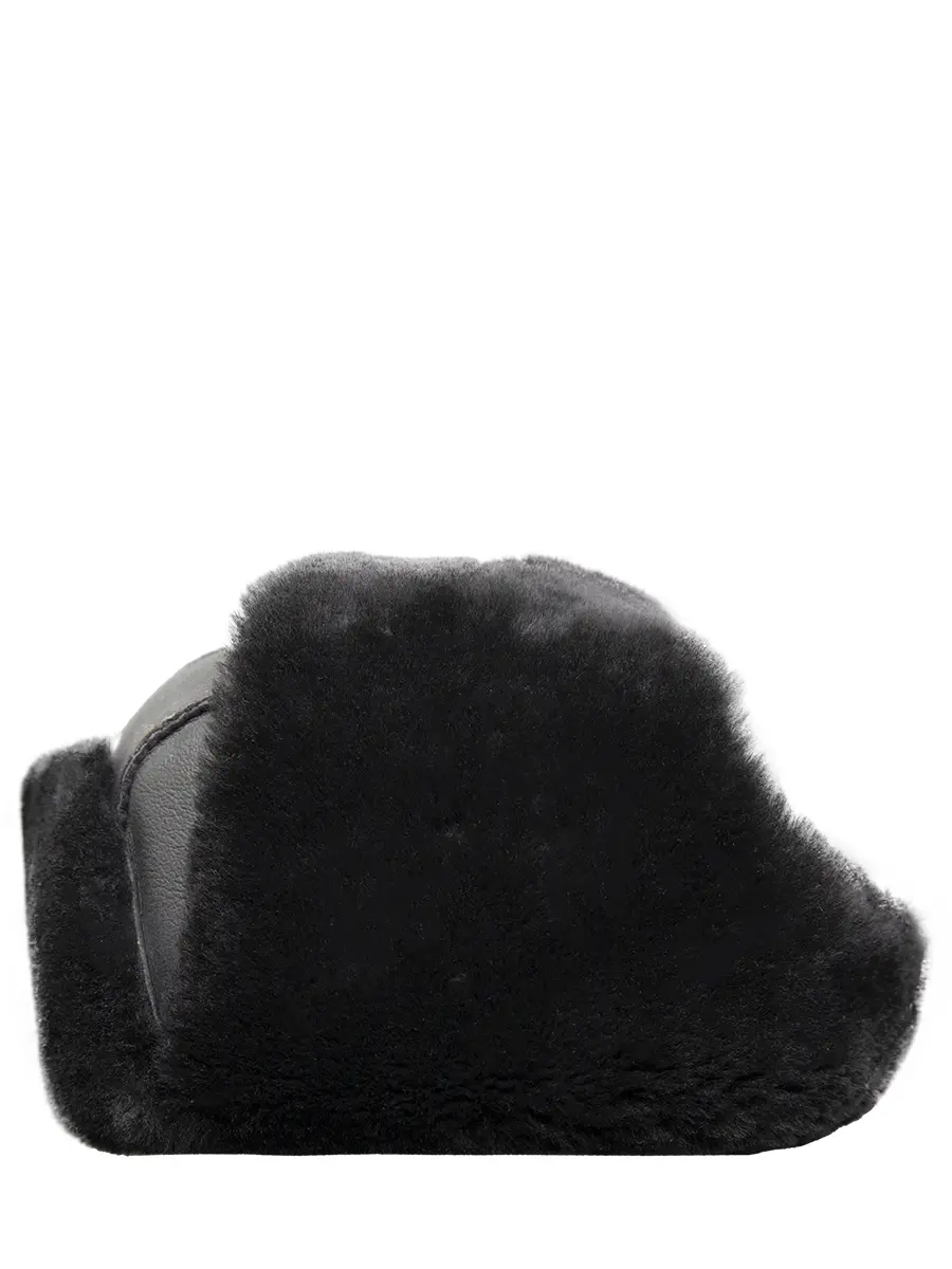 Шапка-ушанка из овчины