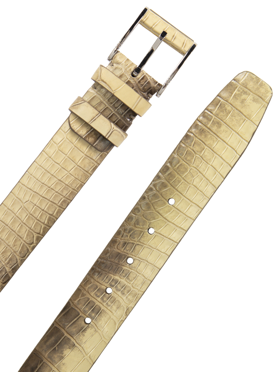 Ремень из кожи крокодила