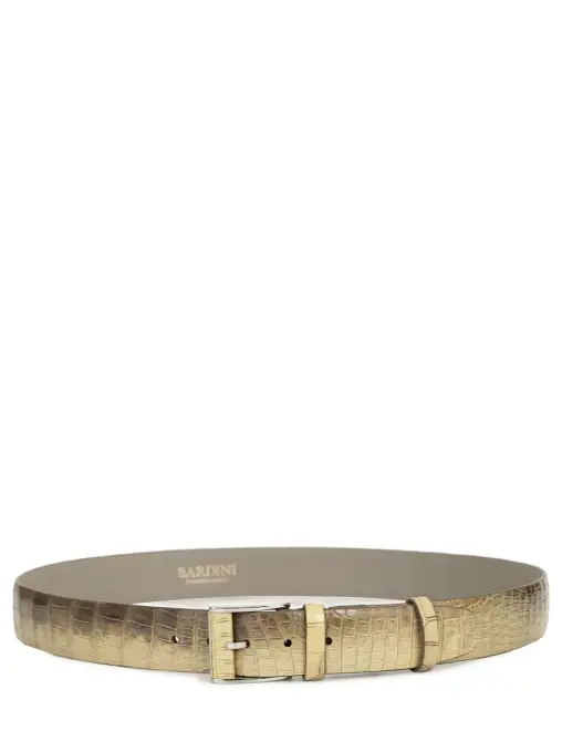 Ремень из кожи крокодила BARDINI