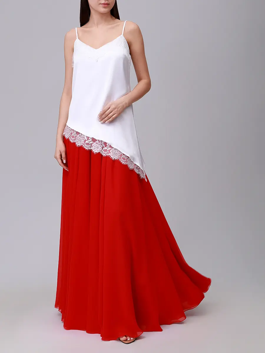 Юбка шифоновая