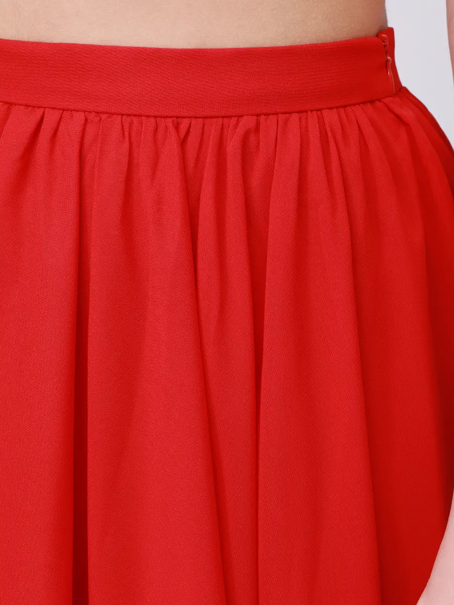 Юбка шифоновая