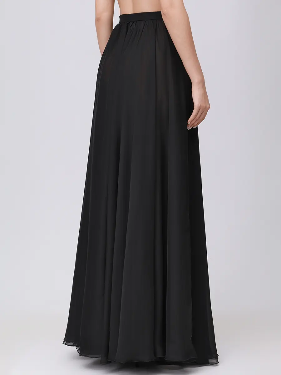 Юбка шифоновая