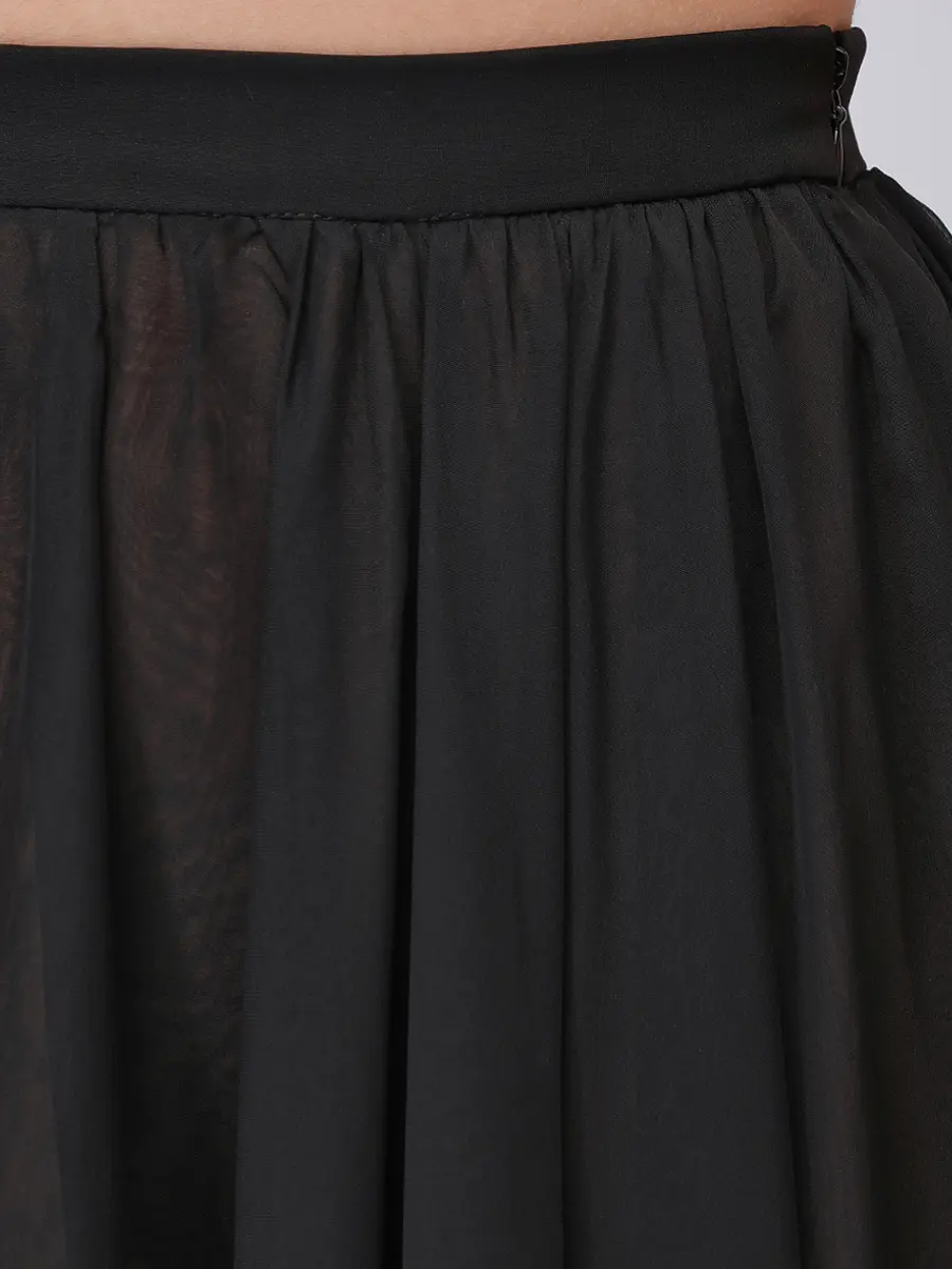 Юбка шифоновая