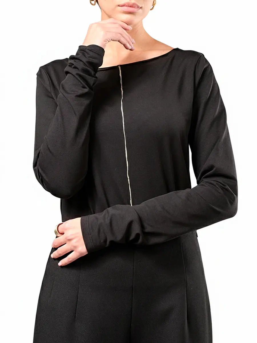 Лонгслив из вискозы