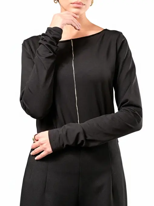 Лонгслив из вискозы ERIK LAFFERO