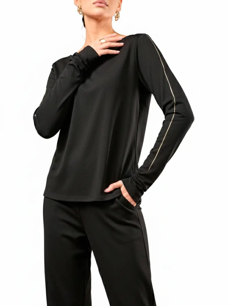 Лонгслив из вискозы