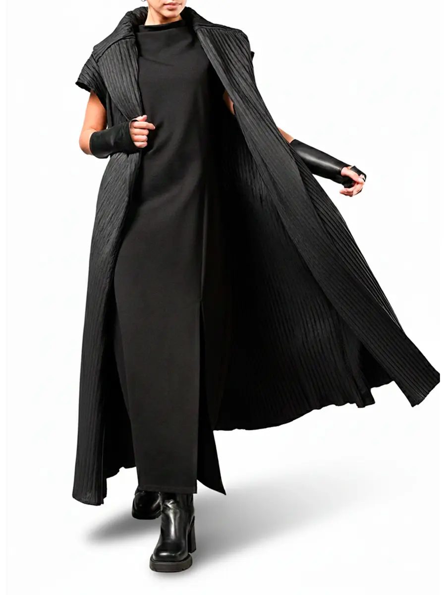 Жилет однотонный