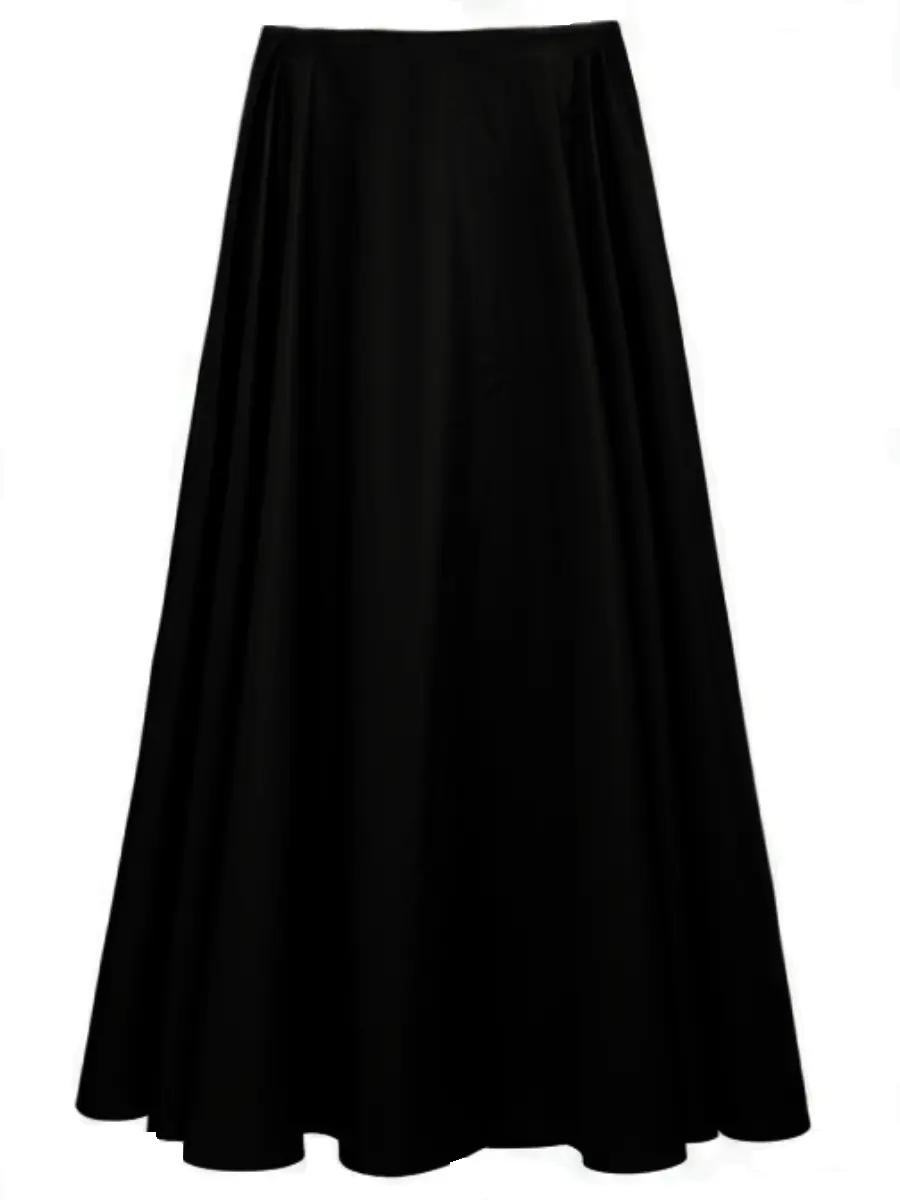 Юбка однотонная