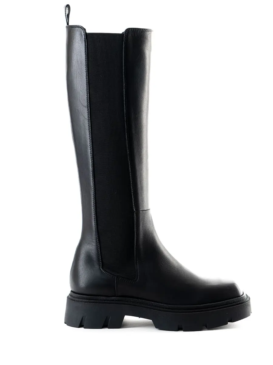 Сапоги кожаные