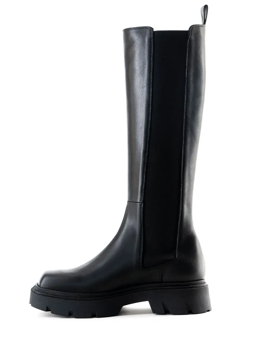 Сапоги кожаные