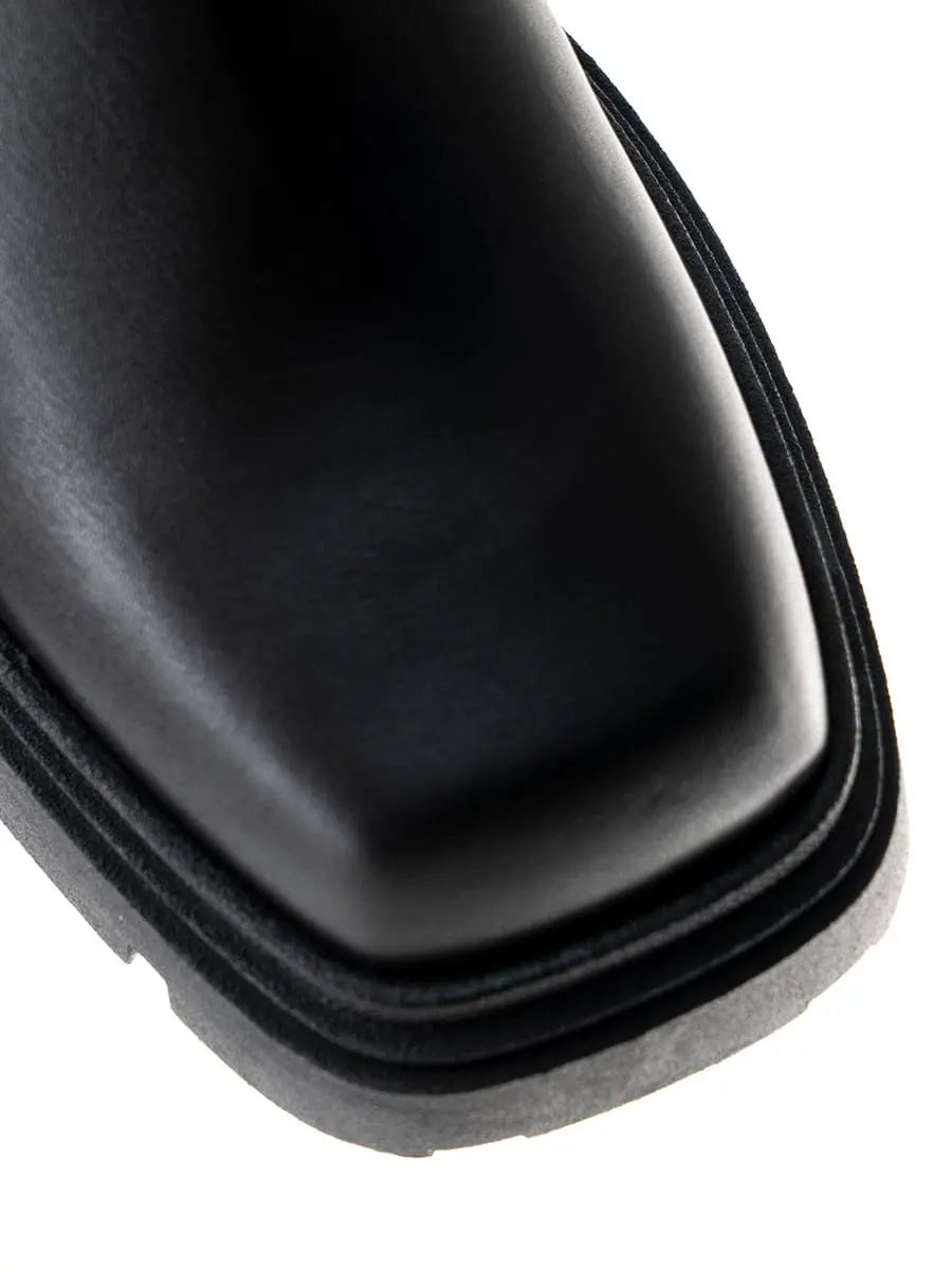 Сапоги кожаные