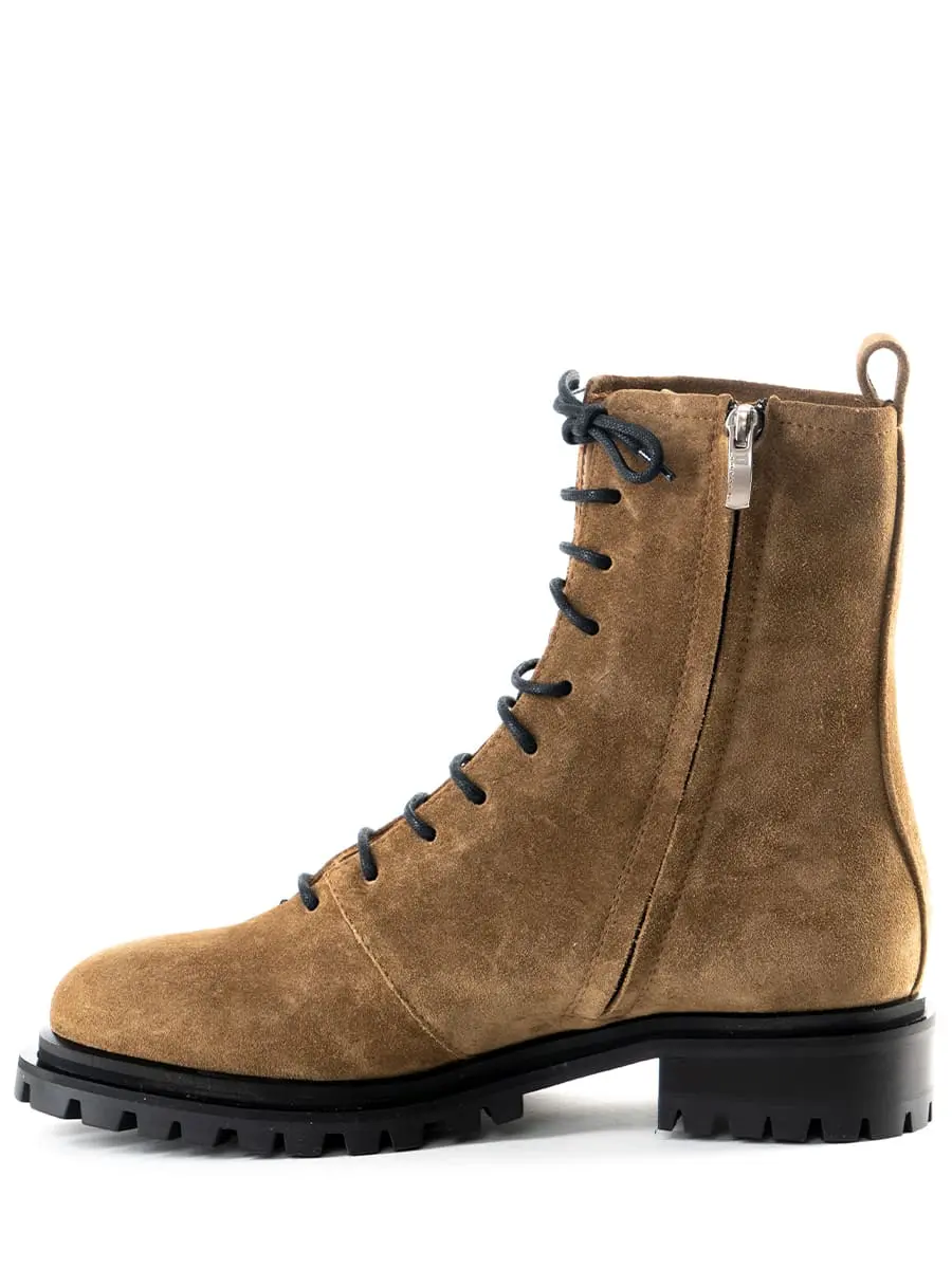 Ботинки замшевые