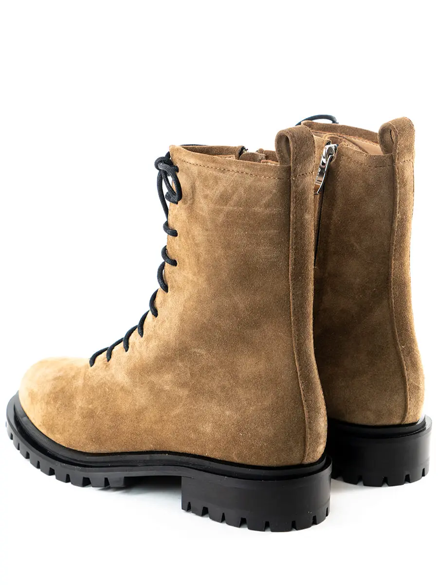 Ботинки замшевые
