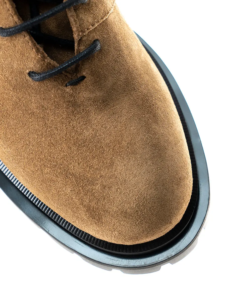 Ботинки замшевые