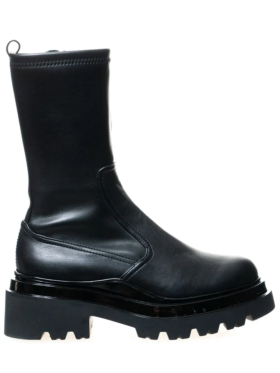 Ботинки из экокожи